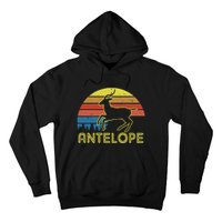 Antelope T Antelope Vintage Retro Sunset Style Hoodie