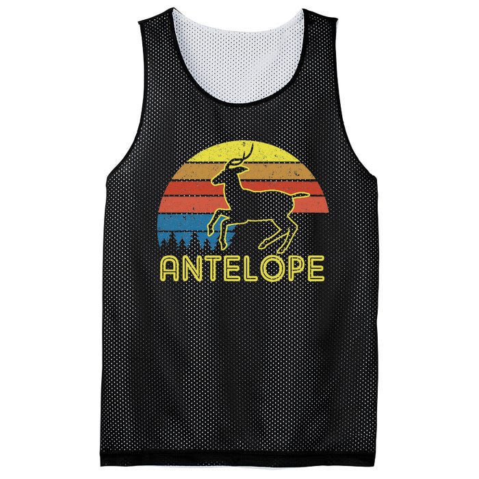 Antelope T Antelope Vintage Retro Sunset Style Mesh Reversible Basketball Jersey Tank