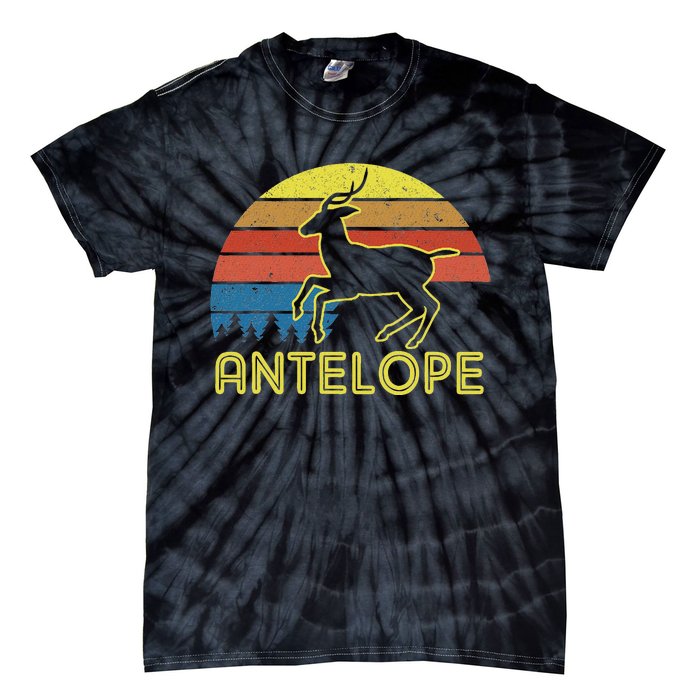 Antelope T Antelope Vintage Retro Sunset Style Tie-Dye T-Shirt