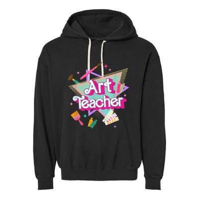 Art Teacher Art Therapist Hooray Its Art Day Back To School Garment-Dyed Fleece Hoodie