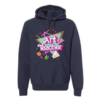 Art Teacher Art Therapist Hooray Its Art Day Back To School Premium Hoodie