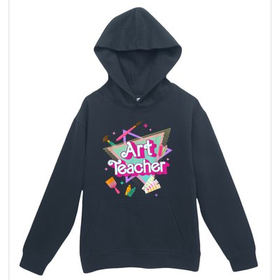 Art Teacher Art Therapist Hooray Its Art Day Back To School Urban Pullover Hoodie