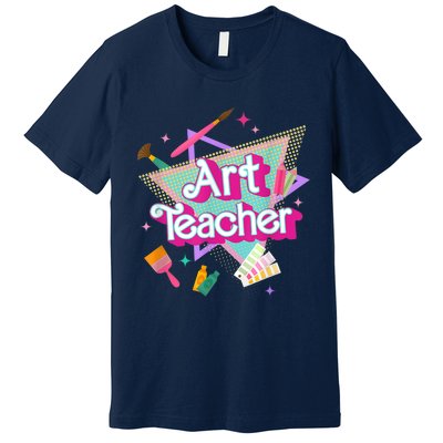 Art Teacher Art Therapist Hooray Its Art Day Back To School Premium T-Shirt