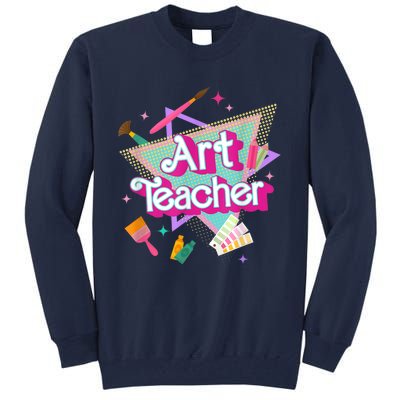 Art Teacher Art Therapist Hooray Its Art Day Back To School Tall Sweatshirt