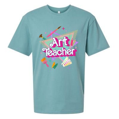 Art Teacher Art Therapist Hooray Its Art Day Back To School Sueded Cloud Jersey T-Shirt