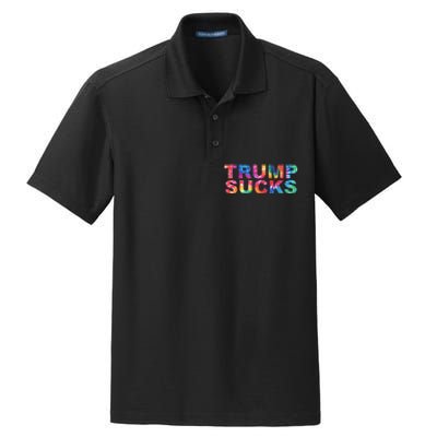 Anti Trump Dry Zone Grid Polo