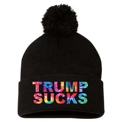 Anti Trump Pom Pom 12in Knit Beanie