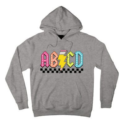 Abcd Teacher Tall Hoodie