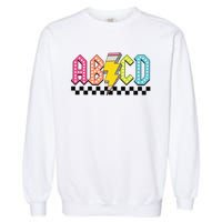 Abcd Teacher Garment-Dyed Sweatshirt