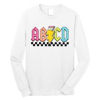 Abcd Teacher Long Sleeve Shirt