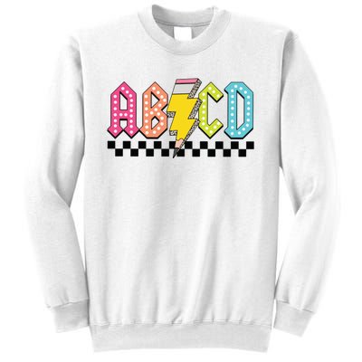 Abcd Teacher Sweatshirt