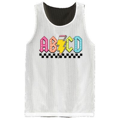 Abcd Teacher Mesh Reversible Basketball Jersey Tank