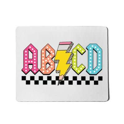 Abcd Teacher Mousepad