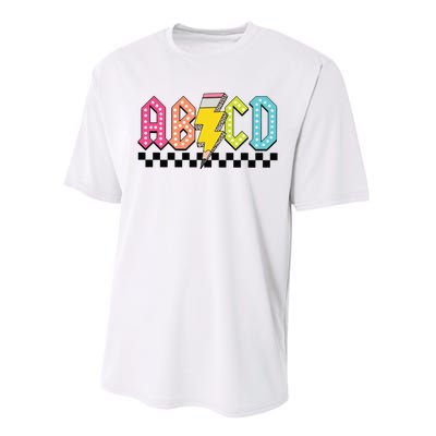 Abcd Teacher Performance Sprint T-Shirt