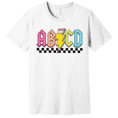 Abcd Teacher Premium T-Shirt