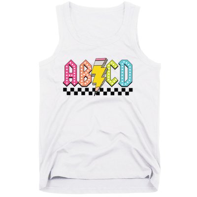 Abcd Teacher Tank Top