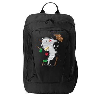 Awesome Tornado And Storm Chaser Severe Weather Lover Cool Gift City Backpack