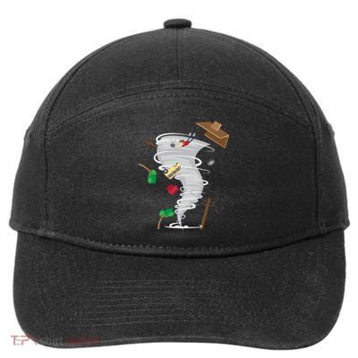 Awesome Tornado And Storm Chaser Severe Weather Lover Cool Gift 7-Panel Snapback Hat