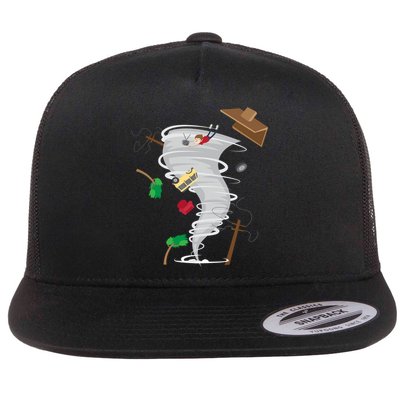 Awesome Tornado And Storm Chaser Severe Weather Lover Cool Gift Flatbill Hat