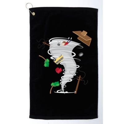 Awesome Tornado And Storm Chaser Severe Weather Lover Cool Gift Platinum Collection Golf Towel