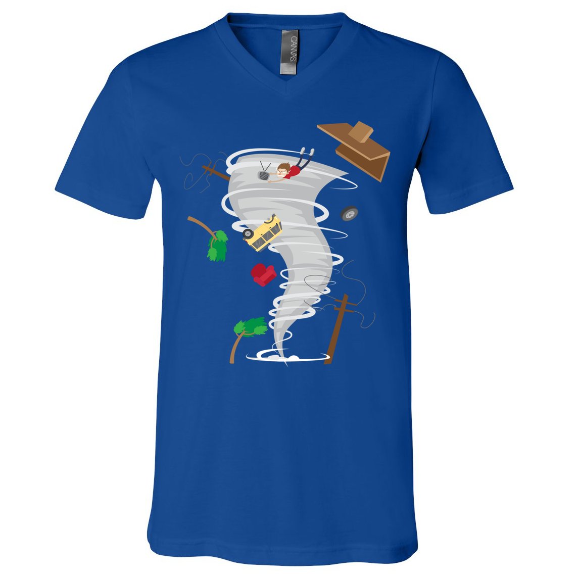 Awesome Tornado And Storm Chaser Severe Weather Lover Cool Gift V-Neck T-Shirt