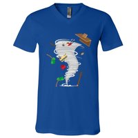 Awesome Tornado And Storm Chaser Severe Weather Lover Cool Gift V-Neck T-Shirt