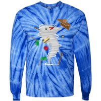 Awesome Tornado And Storm Chaser Severe Weather Lover Cool Gift Tie-Dye Long Sleeve Shirt