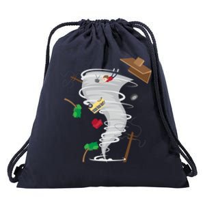 Awesome Tornado And Storm Chaser Severe Weather Lover Cool Gift Drawstring Bag