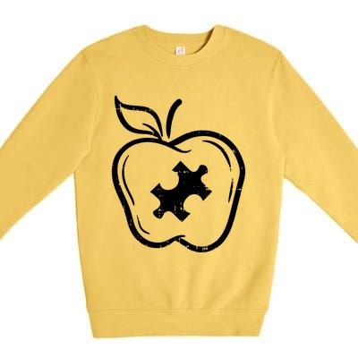 Autism Teacher Premium Crewneck Sweatshirt