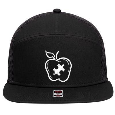 Autism Teacher 7 Panel Mesh Trucker Snapback Hat