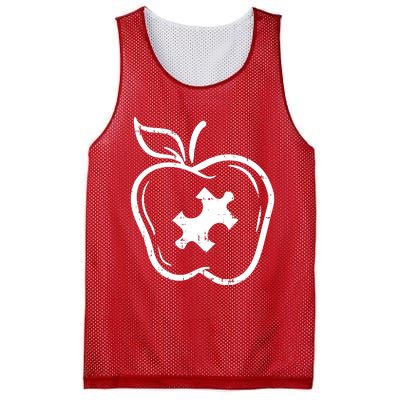 Autism Teacher Mesh Reversible Basketball Jersey Tank