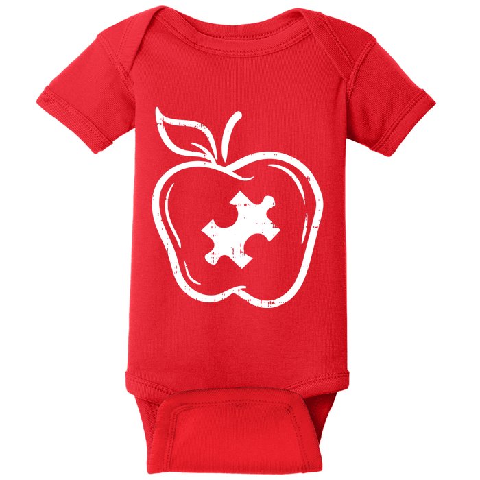 Autism Teacher Baby Bodysuit