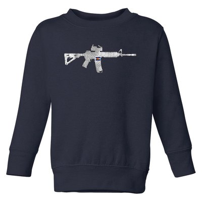 AR Topographic Toddler Sweatshirt