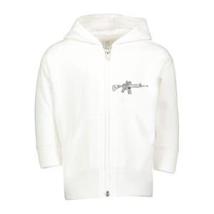 AR Topographic Toddler Zip Fleece Hoodie