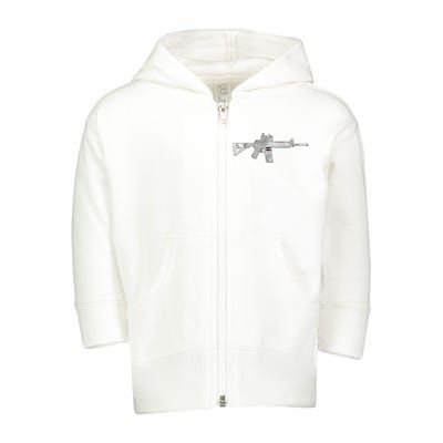 AR Topographic Toddler Zip Fleece Hoodie