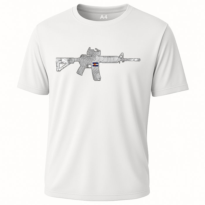 AR Topographic Cooling Performance Crew T-Shirt