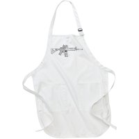 AR Topographic Full-Length Apron With Pockets