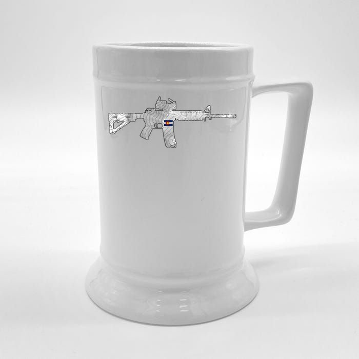 AR Topographic Beer Stein