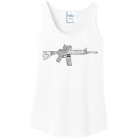 AR Topographic Ladies Essential Tank