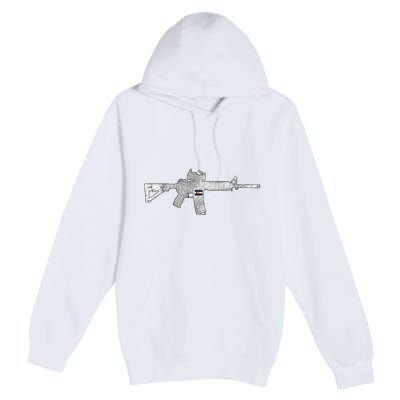 AR Topographic Premium Pullover Hoodie