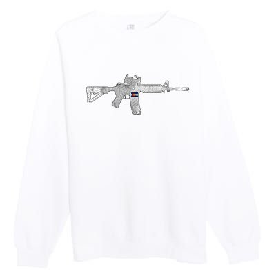 AR Topographic Premium Crewneck Sweatshirt