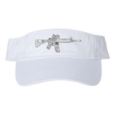 AR Topographic Valucap Bio-Washed Visor