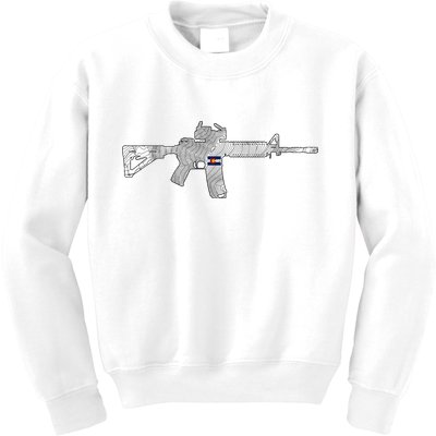 AR Topographic Kids Sweatshirt