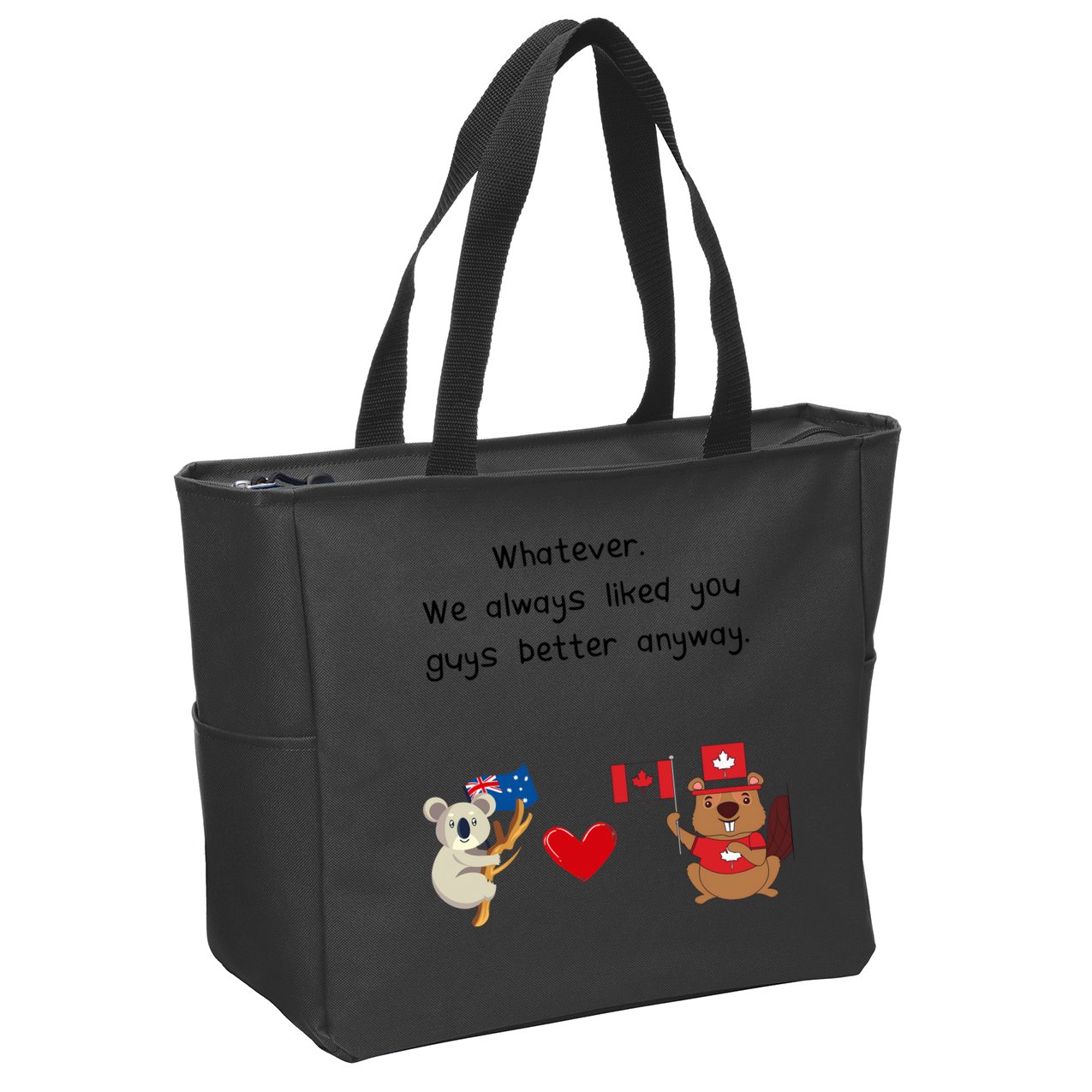 Acquired Taste Zip Tote Bag