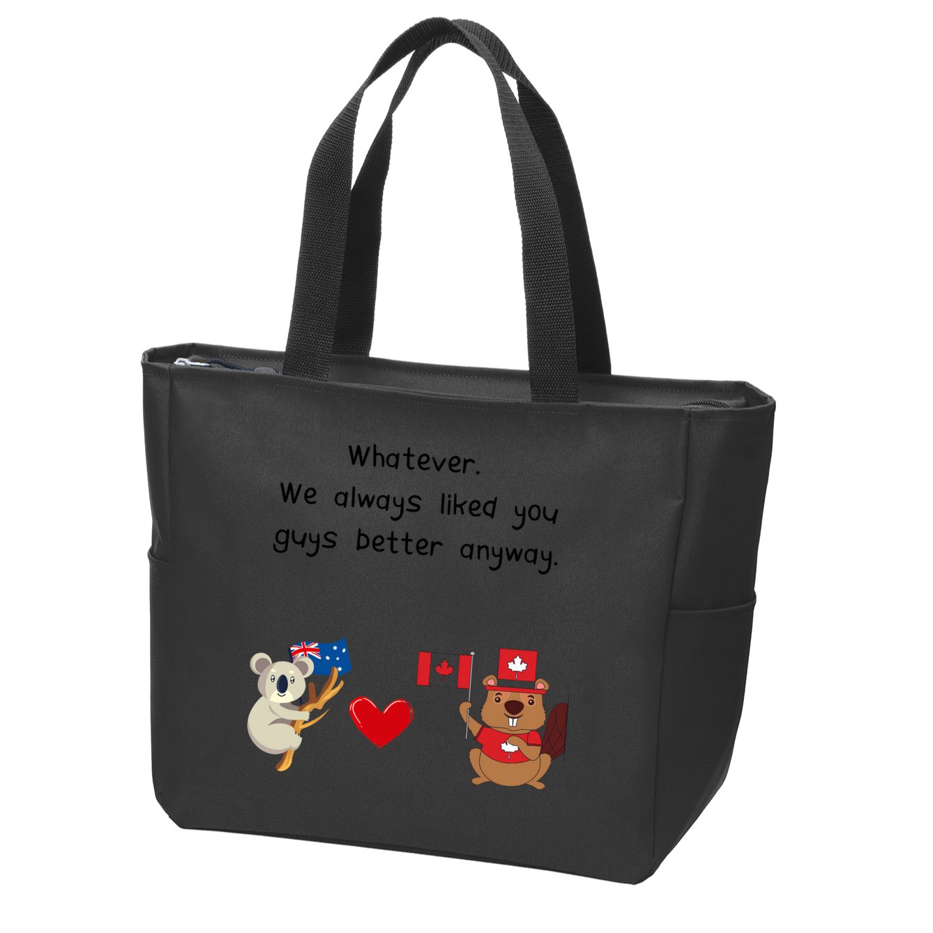Acquired Taste Zip Tote Bag