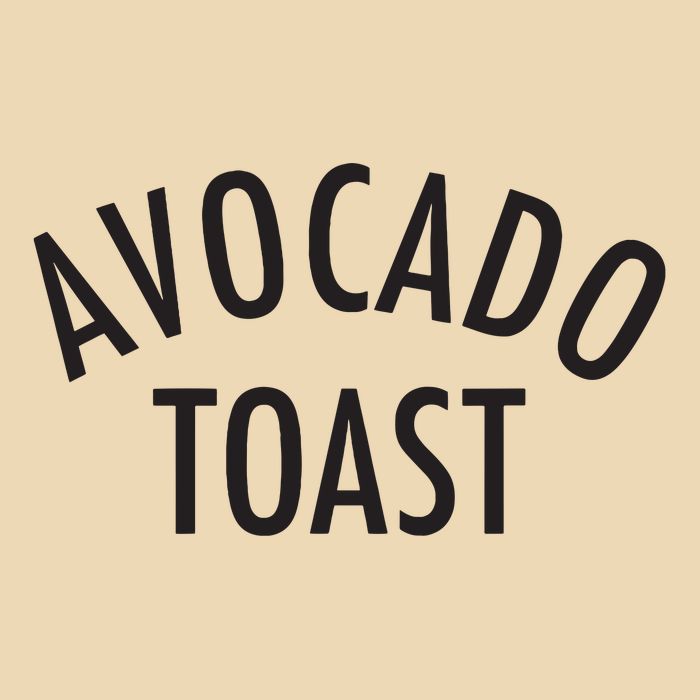 Avocado Toast Bag