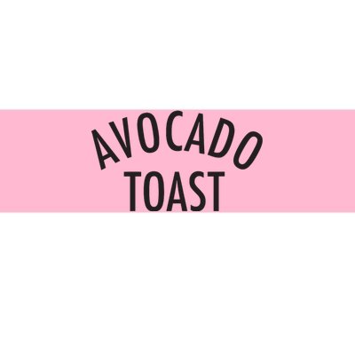 Avocado Toast Bumper Sticker