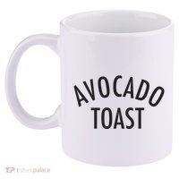 Avocado Toast 11oz C Handle Ceramic Mug