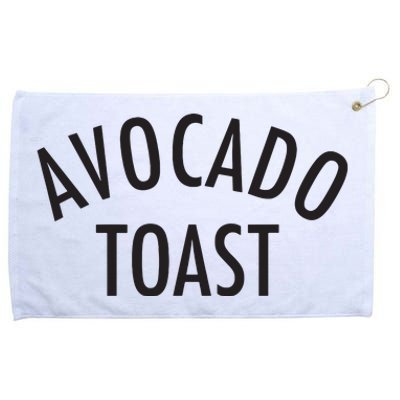 Avocado Toast Grommeted Golf Towel