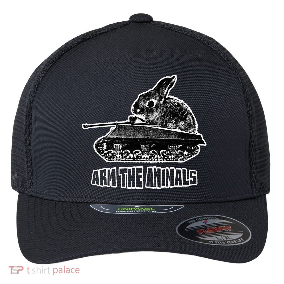 Arm The A.N.I.M.A.L.S Rabbit Tank Flexfit Unipanel Trucker Cap
